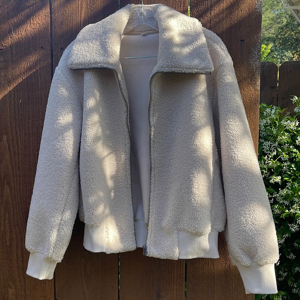 Uniqlo U fleece blouson jacket size M - Picture 2 of 7